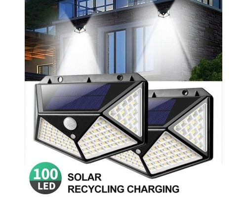 Светильник с датчиком движения на солнечной батарее Solar Induction Wall Lamp CL-100