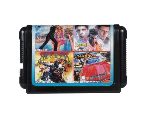 Картридж 16 bit для Sega Mega Drivi 4 в 1