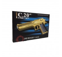 Металлический пистолет для страйкбола Air Soft Gun C20 Desert Eagle