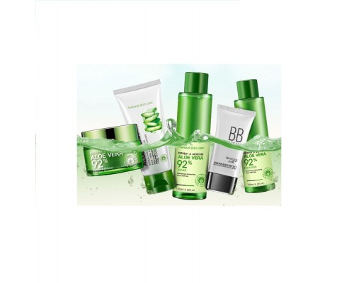 Набор из 5 средств для лица с Алоэ Вера Bioaqua 5-set Refresh & Moisture Aloe Vera 92%