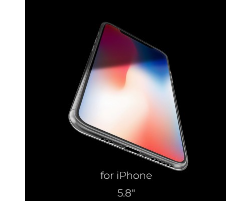 Чехол HOCO TPU Light Series для iPhone XS прозрачный, 0,8 мм