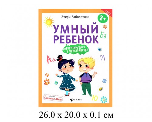 Умный ребенок Ориентируемся в пространстве Заболотная серия Школа развития Феникс