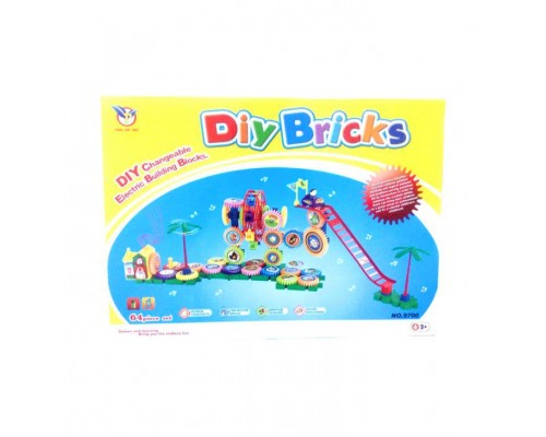 Конструктор шестерёнки Diy Bricks No.9705 83 детали