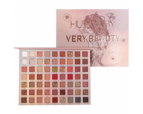 Тени Huda Baby Very Beauty матовые+сатиновые 63 цвета