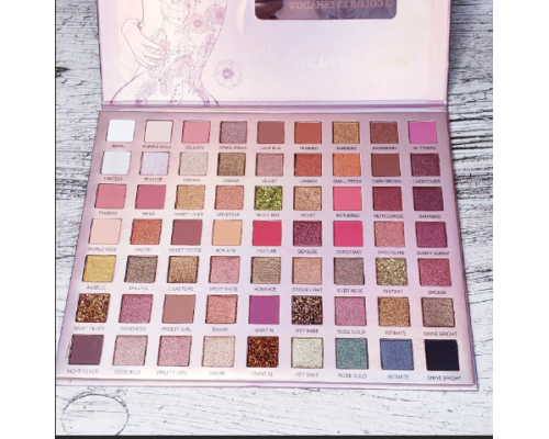 Тени Huda Baby Very Beauty матовые+сатиновые 63 цвета