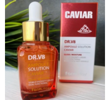 FarmStay DR.V8 Ampoule Solution Caviar Ампульная сыворотка для лица с экстрактом икры