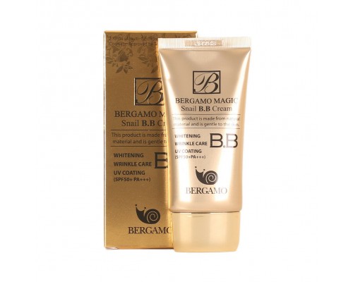 Многофункциональный BB-крем с улиточным муцином Bergamo Magic Snail BB Cream 50+/PA+++