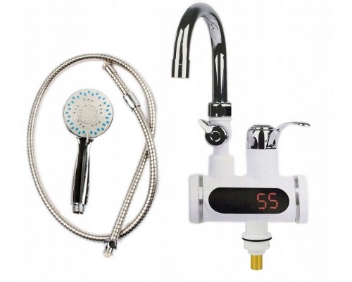 Проточный электрический кран-водонагреватель с душем Instant Electric Heating Water Faucet & Shower