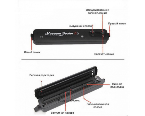 ВАКУУМНЫЙ УПАКОВЩИК VACUUM SEALER Z