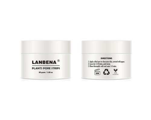 Очищающая маска от угрей и черных точек Lanbena Plants Pore Strips