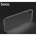 Чехол HOCO TPU Light Series для iPhone XS черный прозрачный, 0,8 мм