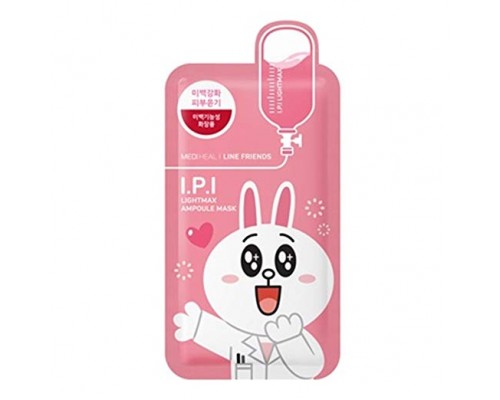 Тканевая осветляющая маска Mediheal Line Friends E.G.T Timetox Ampoule mask