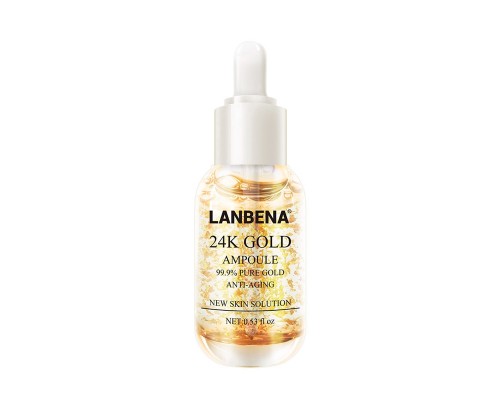 Сыворотка с лифтинг-эффектом Lanbena 24K Gold Ampoule