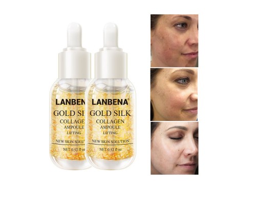 Сыворотка с лифтинг-эффектом Lanbena 24K Gold Ampoule