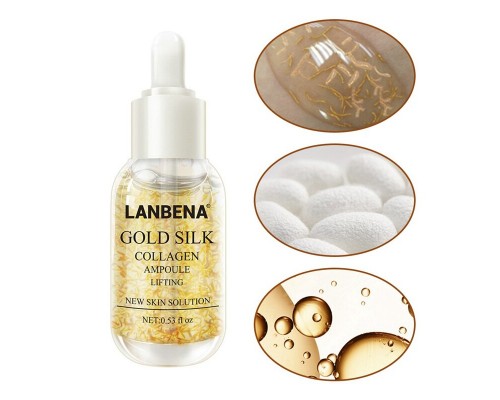 Сыворотка с лифтинг-эффектом Lanbena 24K Gold Ampoule