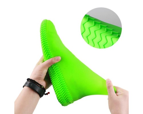 Водонепроницаемые силиконовые бахилы от дождя и грязи Waterproof Silicone Shoe Cover