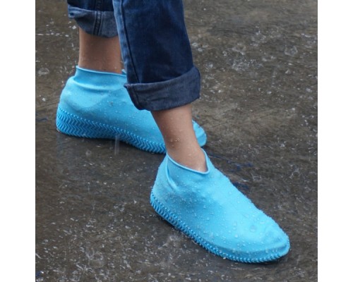 Водонепроницаемые силиконовые бахилы от дождя и грязи Waterproof Silicone Shoe Cover