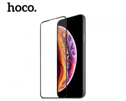 Защитное стекло HOCO A12 для iPhone XS max/11 Pro Max черный