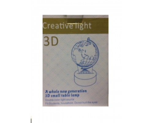 Светильник 3D Глобус Creativa light