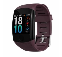 Фитнес часы Smart Watch Q11 бордовые