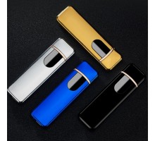 Сенсорная электронная USB зажигалка Lighter smoking set