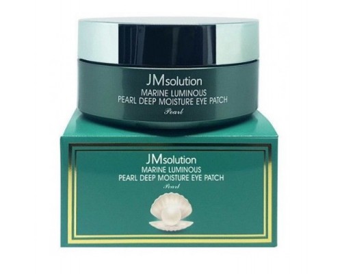 Патчи с жемчугом и морским комплексом JMSolution Marine Luminous Pearl Deep Moisture Eye Patch