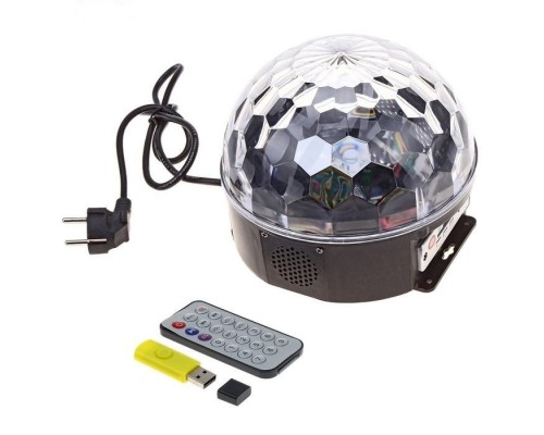 Светодиодный проектор Диско Шар mp3 LED Magic Ball bluetooth