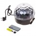 Светодиодный проектор Диско Шар mp3 LED Magic Ball bluetooth