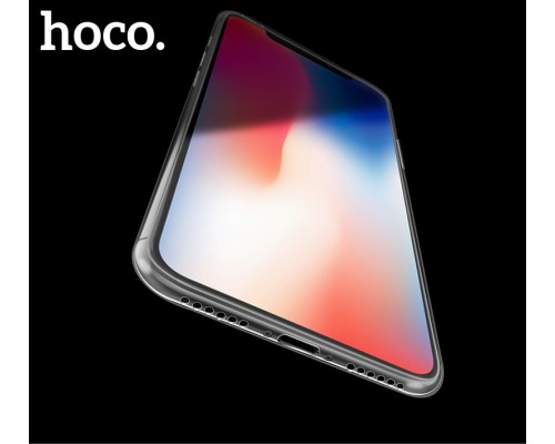 Чехол HOCO TPU Crystal clear Series для iPhone X прозрачный, 0,8 мм