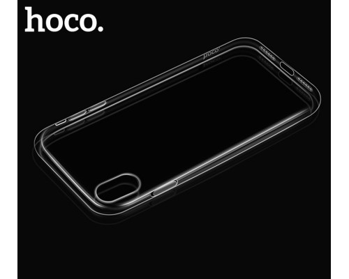 Чехол HOCO TPU Crystal clear Series для iPhone X прозрачный, 0,8 мм