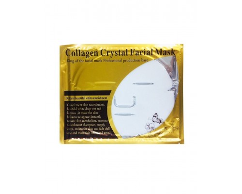 Коллагеновая маска для лица Сollagen Cristal Facial Mask 60g (белая)