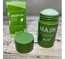 Green Mask Stick 40 гр Глиняная Маска Стик для глубокого Очищения и Сужения пор с экстрактом Зелёного Чая