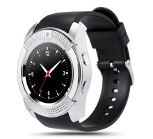 Умные часы Smart Watch V8 серебро